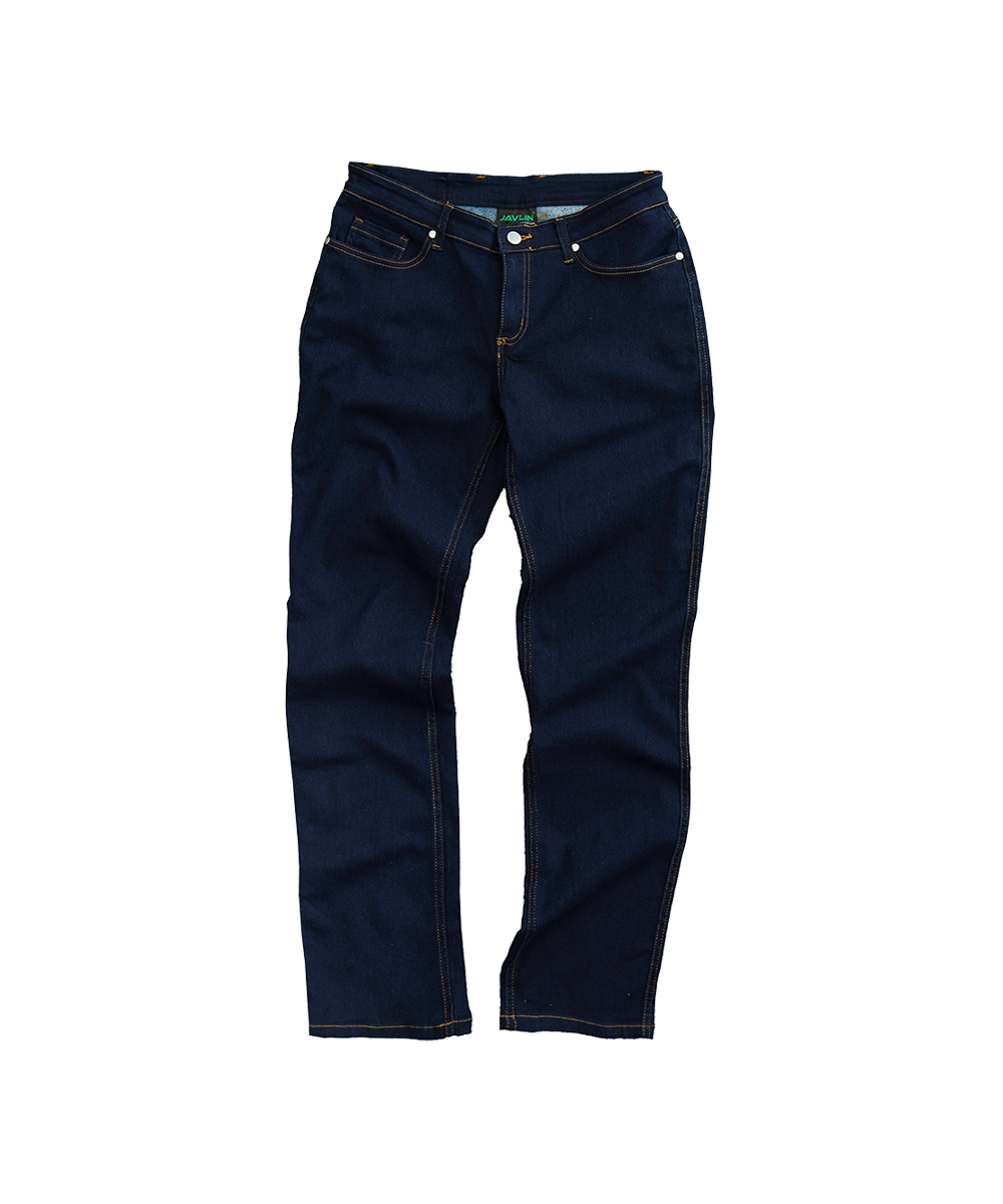 Womens Blue Stretch Denim Jeans