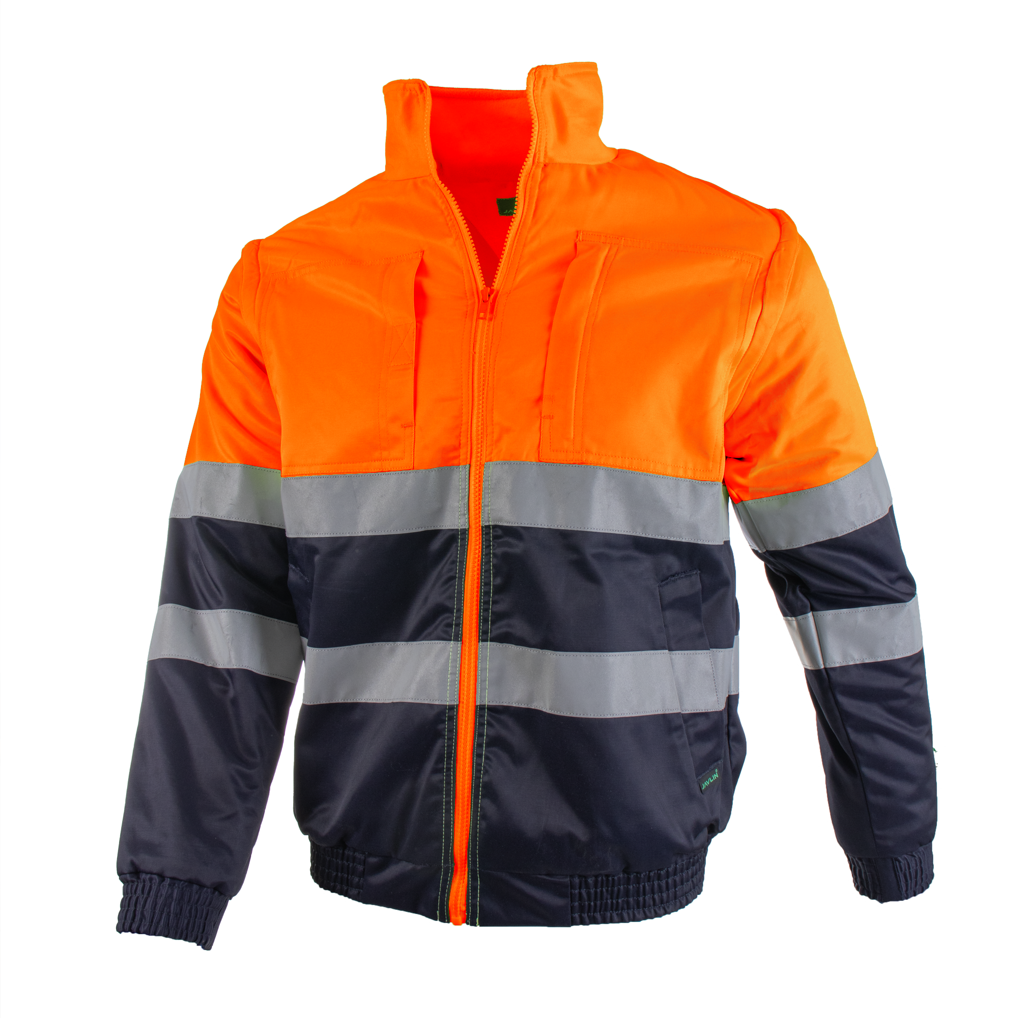 Hi-Vis Two Tone Reflective Bomber Jacket - Image 2