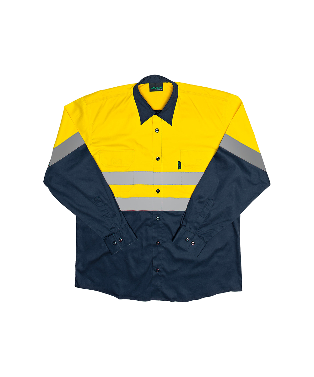 Hi-Vis Two Tone Vented Long Sleeve Shirt