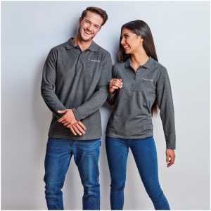 Men's/Ladies Long Sleeve Elemental 180g Golf Shirt
